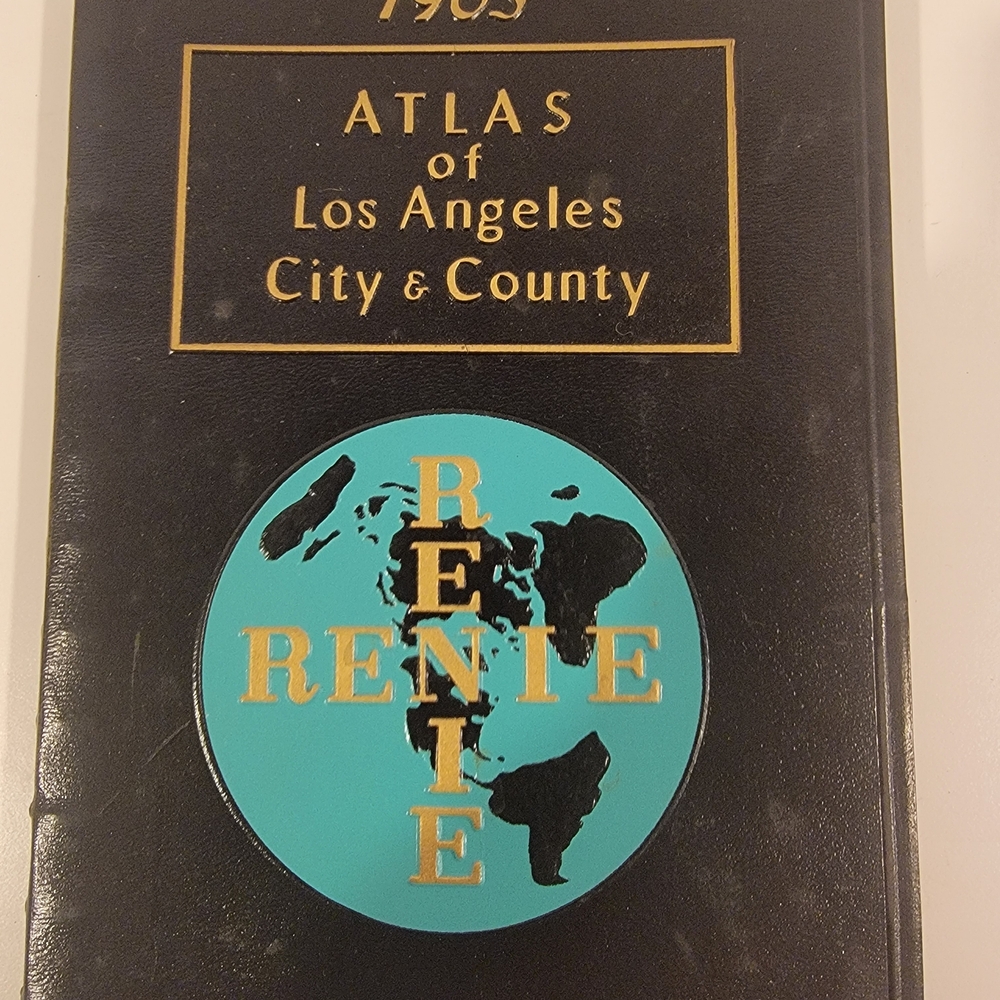 1963 Atlas Of Los Angeles City & County